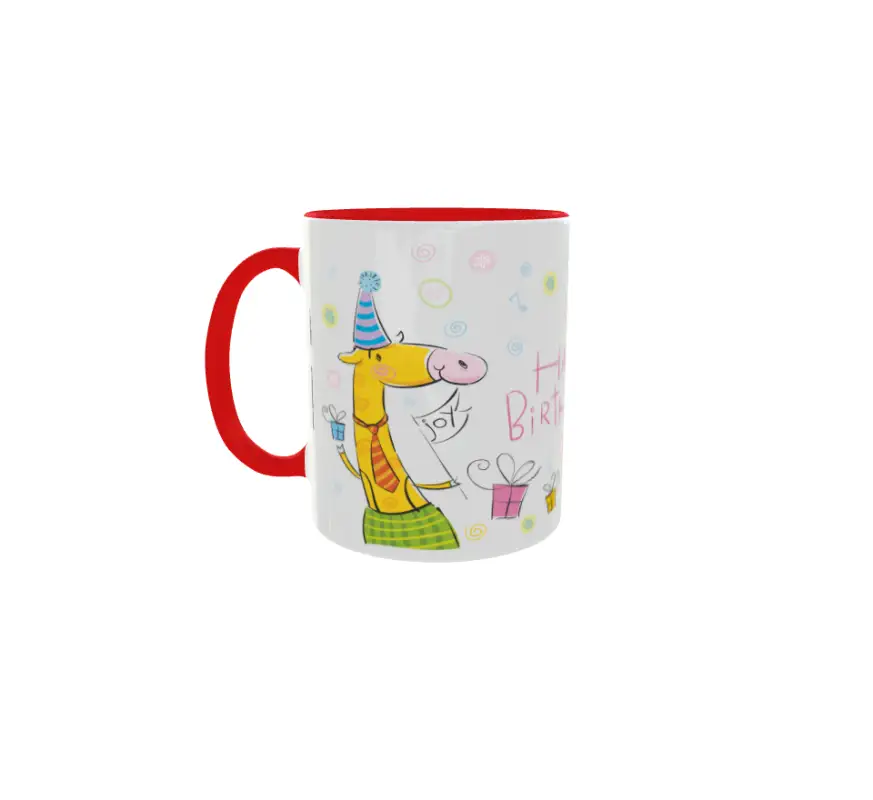 Happy birthday, cana ceramica, 330ml