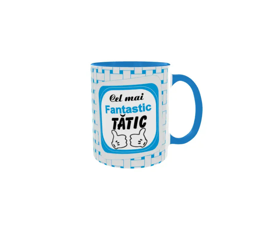 Cel mai fantastic  tatic, cana ceramica, 330ml, model 1v