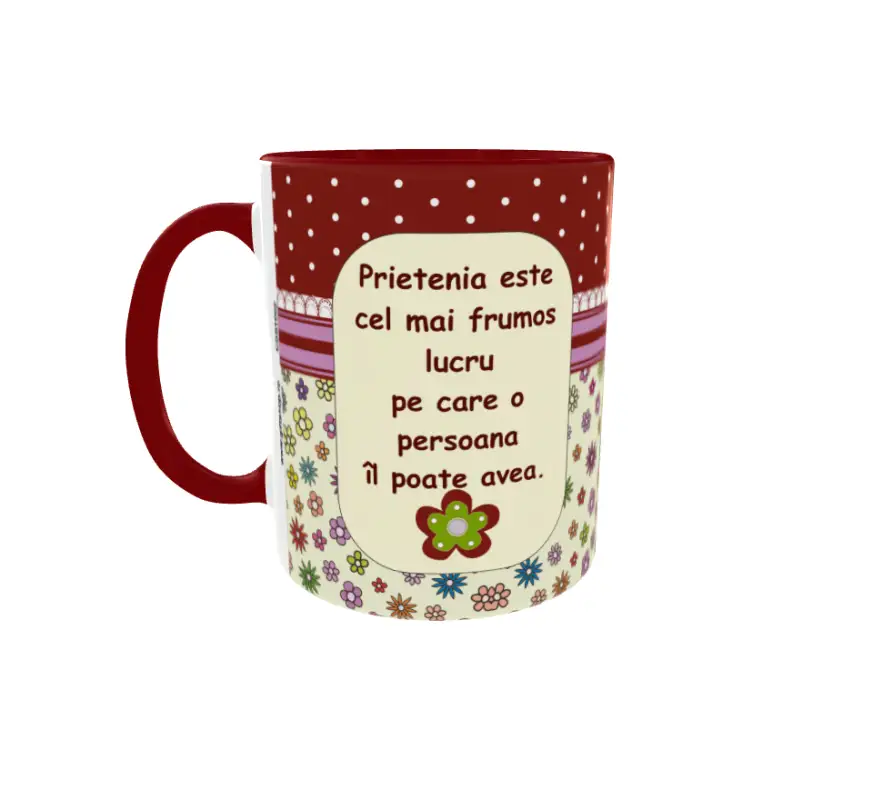 Pentru o prietena minunata, cana ceramica, 330ml, cgs1052v