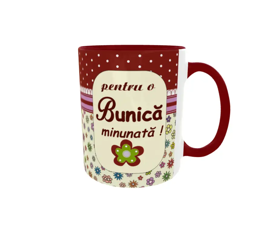 Pentru o bunica minunata, cana ceramica, 330ml, cgs1053