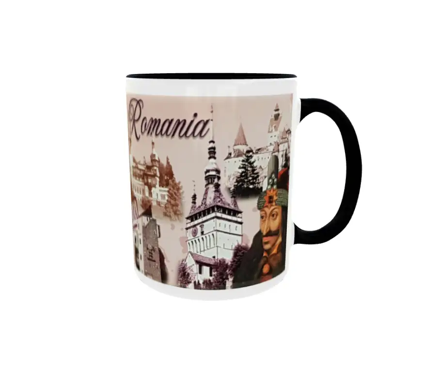 Castelul bran, cana ceramica, 330ml, cgs1055v