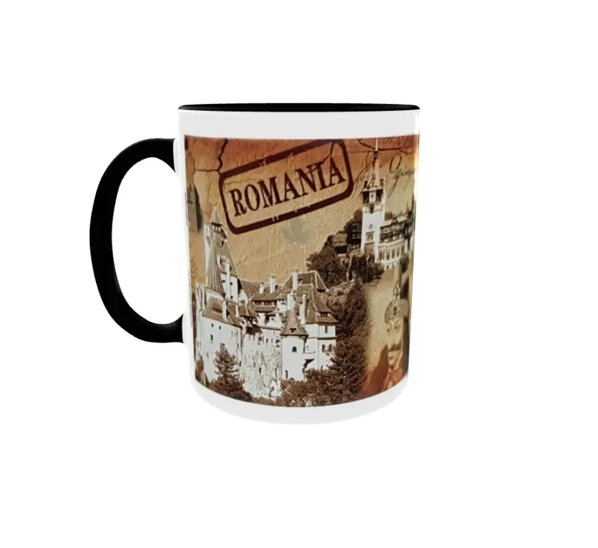 Castelul bran, cana ceramica, 330ml, cgs1056v