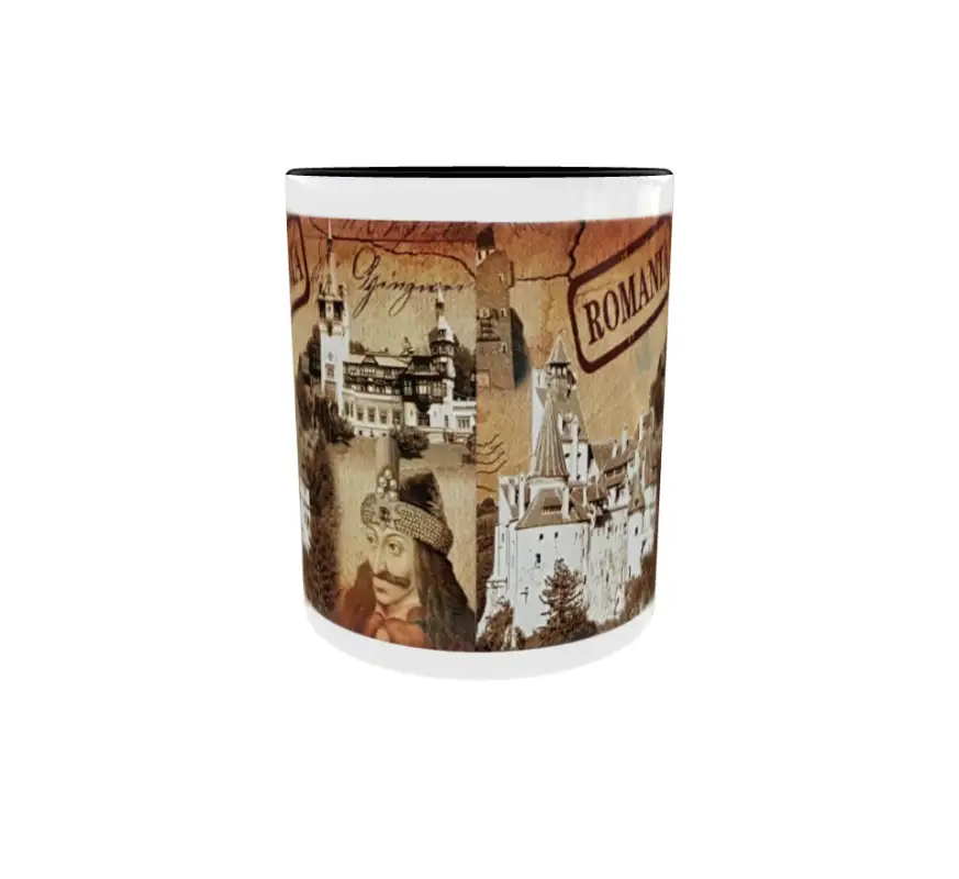 Castelul bran, cana ceramica, 330ml, cgs1056v