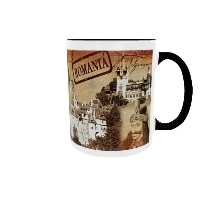 Castelul bran, cana ceramica, 330ml, cgs1056v