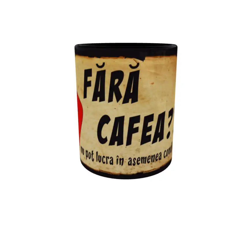 Fara cafea, cana ceramica, 330ml, cgs1058v