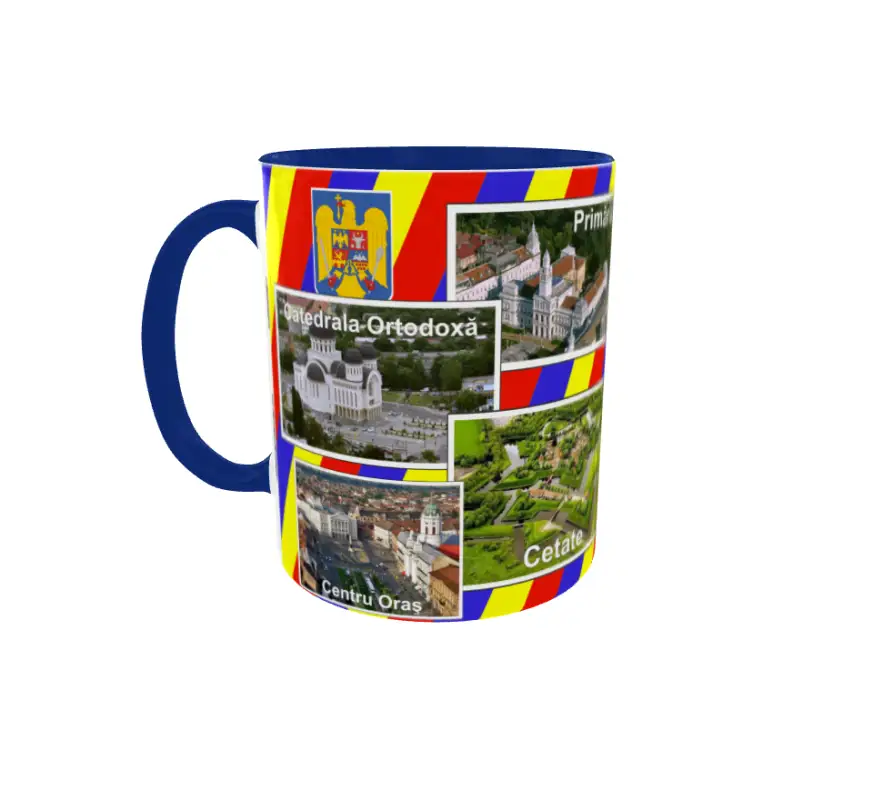 Arad romania, cana ceramica, 330ml, cgs1061a