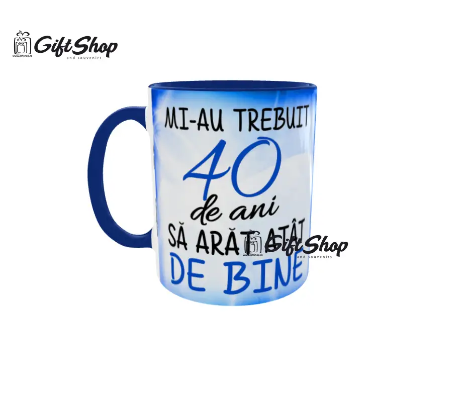 Mi-au trebuit 40 de ani sa arat atat de bine, cana ceramica, 330ml, cgs1125b