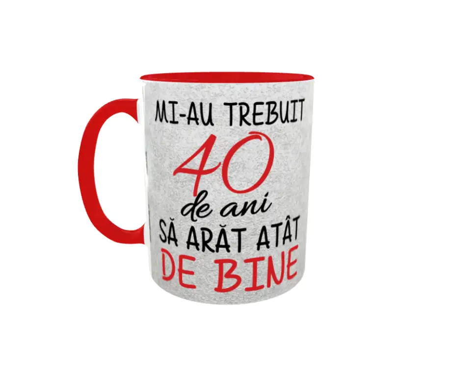 Mi-au trebuit 40 de ani sa arat atat de bine, cana ceramica, 330ml, cgs1126av