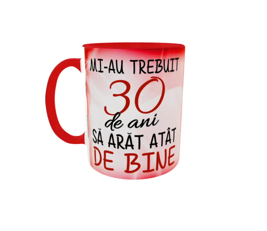 Mi-au trebuit 30 de ani sa arat atat de bine, cana ceramica, 330ml, cgs1130b