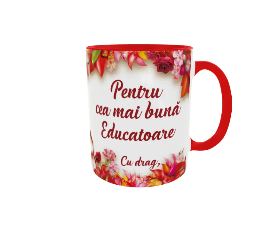 Pentru cea mai buna educatoare, cana ceramica, 330ml, cgs1132v
