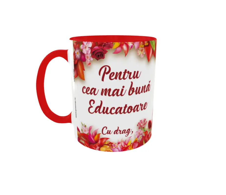 Pentru cea mai buna educatoare, cana ceramica, 330ml, cgs1132v