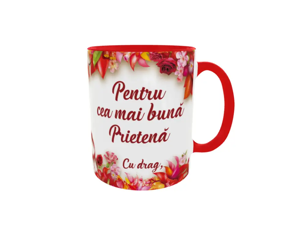 Pentru cea mai buna prietena, cana ceramica, 330ml, cgs1133v