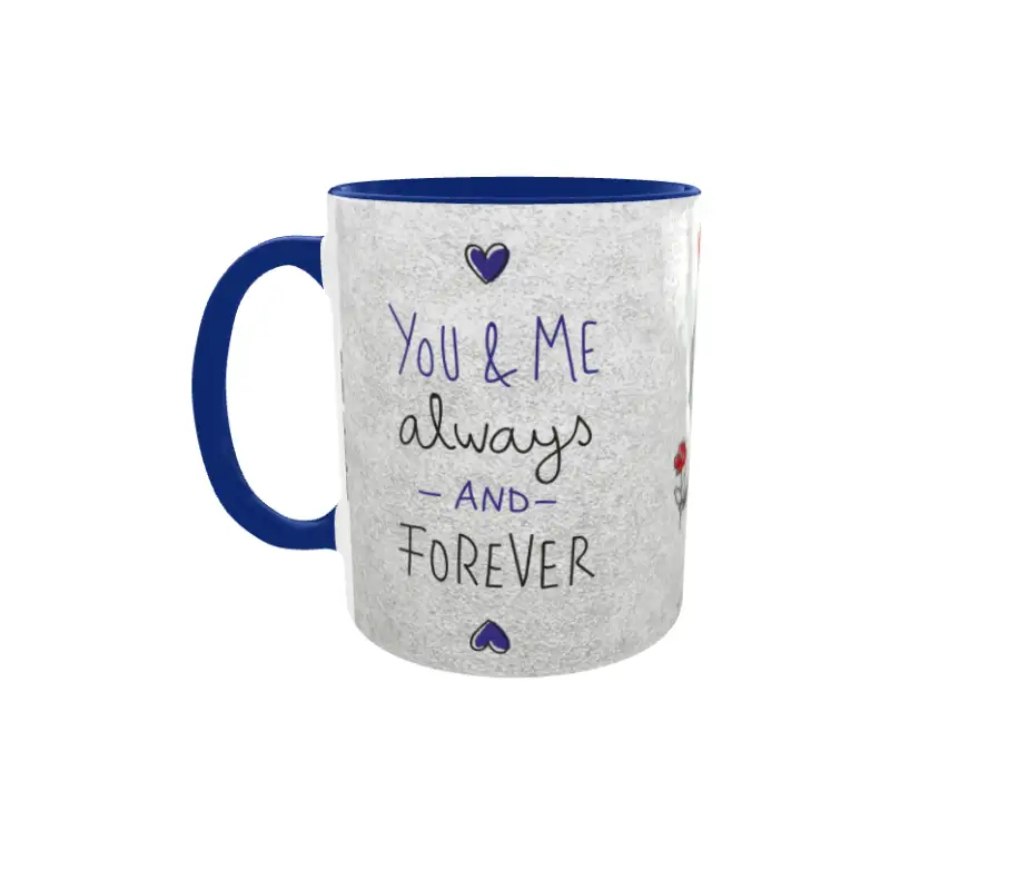 You & me always and forever, cana ceramica, 330ml,  cgs1154v