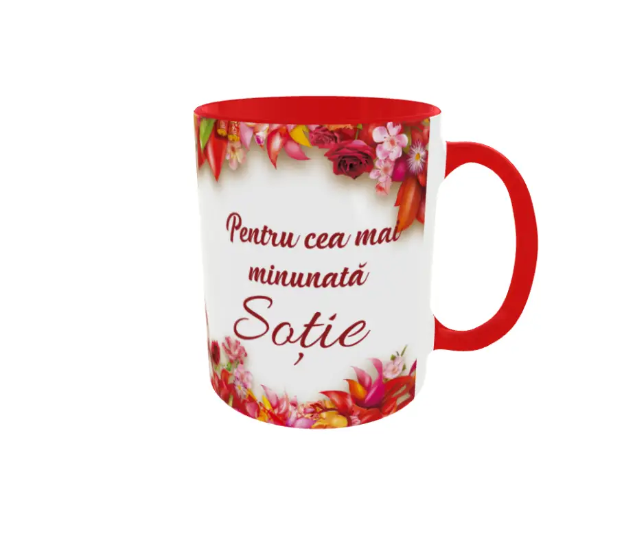 Pentru cea mai minunata sotie, cana ceramica, 330ml, cgs1182v