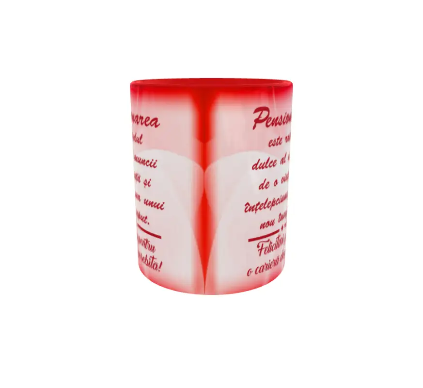 Pensionarea este rodul, cana ceramica, 330ml, cgs1212bv