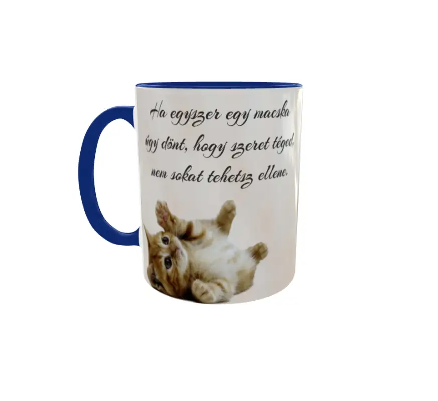 Ha egyszer egy macska úgy dönt..., cana ceramica, 330ml, cgs1290