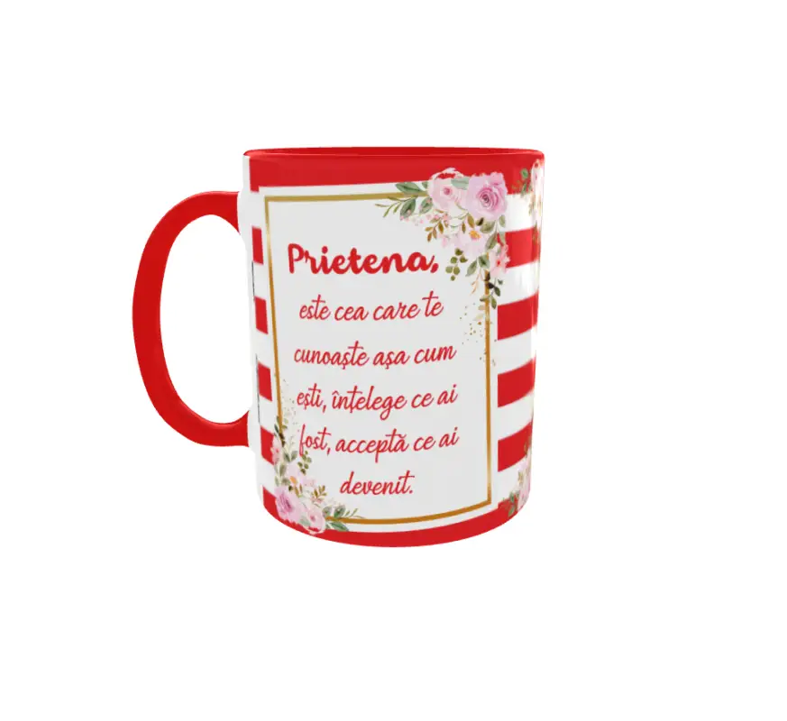 Prietenia este cea care, cana ceramica, 330ml, cgs1296v