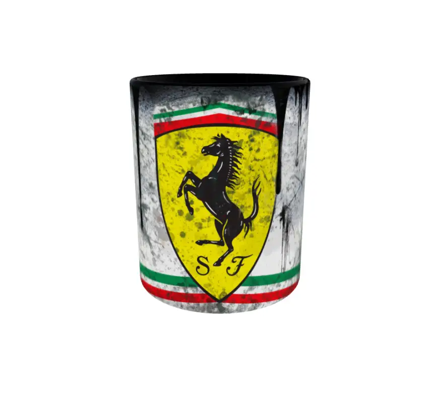 Ferrari, cana ceramica, 330ml, cgs1345v