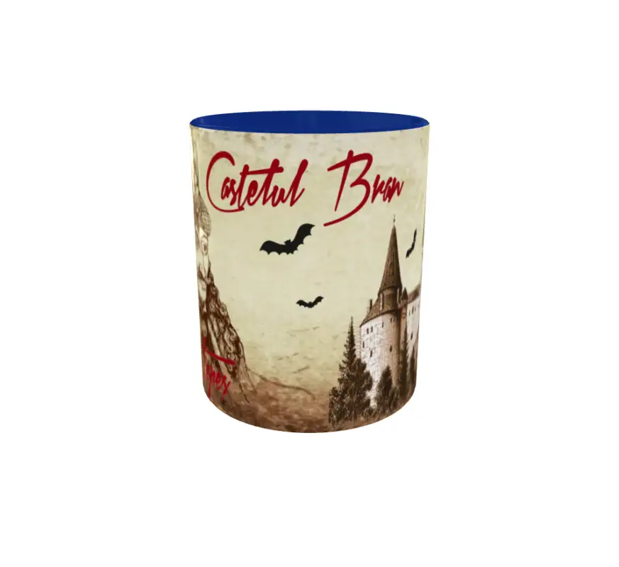 Castelul bran, cana ceramica, 330ml,  cgs1397v
