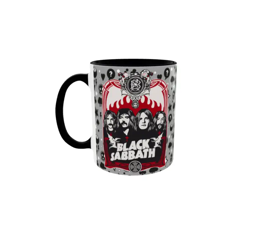 Black sabbath, cana din ceramica, 330ml