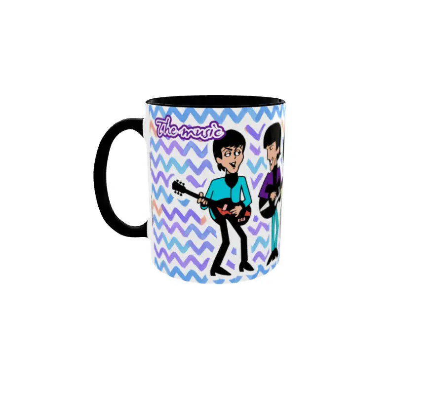 The beatles, model 1, cana din ceramica, 330ml