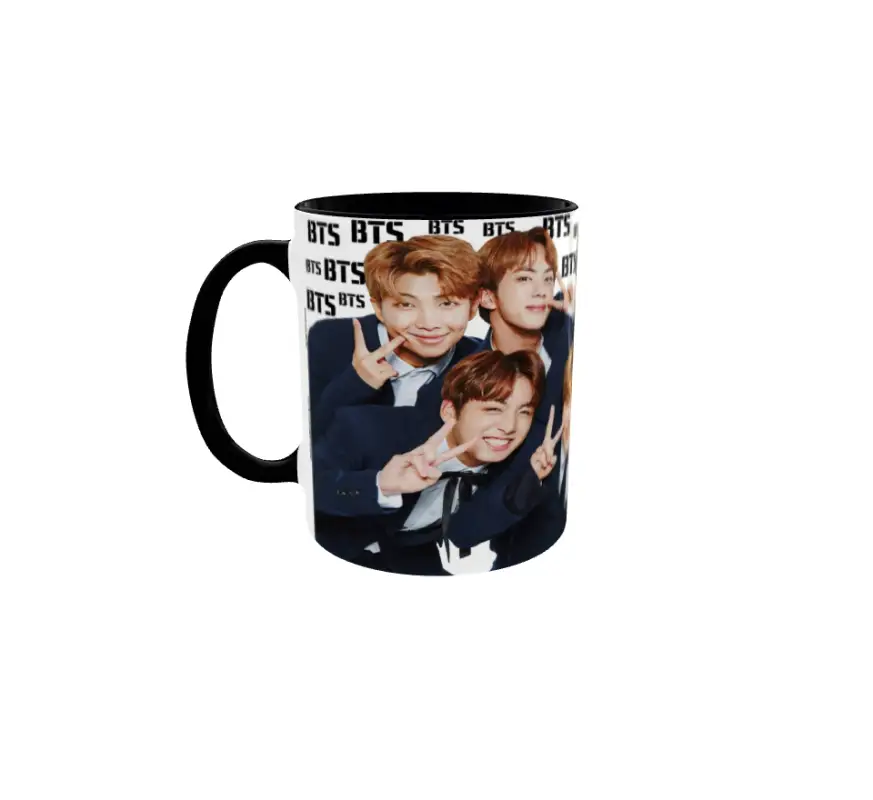 Bts, model 2, cana din ceramica, 330ml