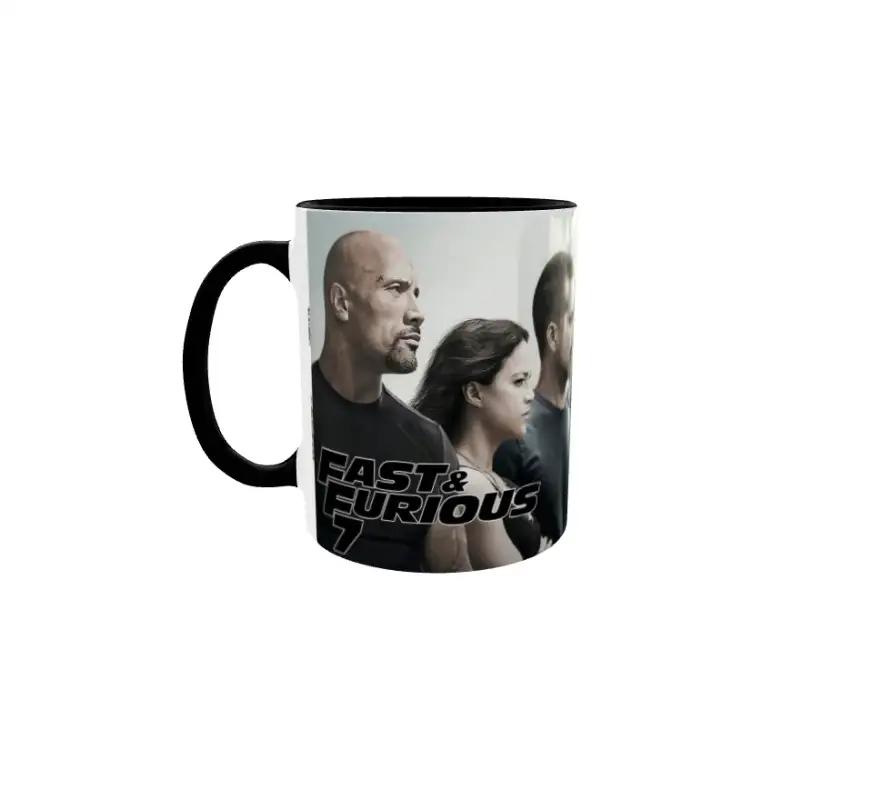 Fast and furious 7, model 1, cana din ceramica, 330mlv