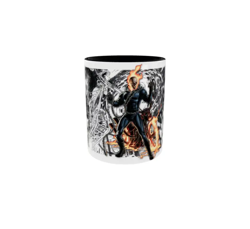 Ghost raider, model 1, cana din ceramica, 330mlv