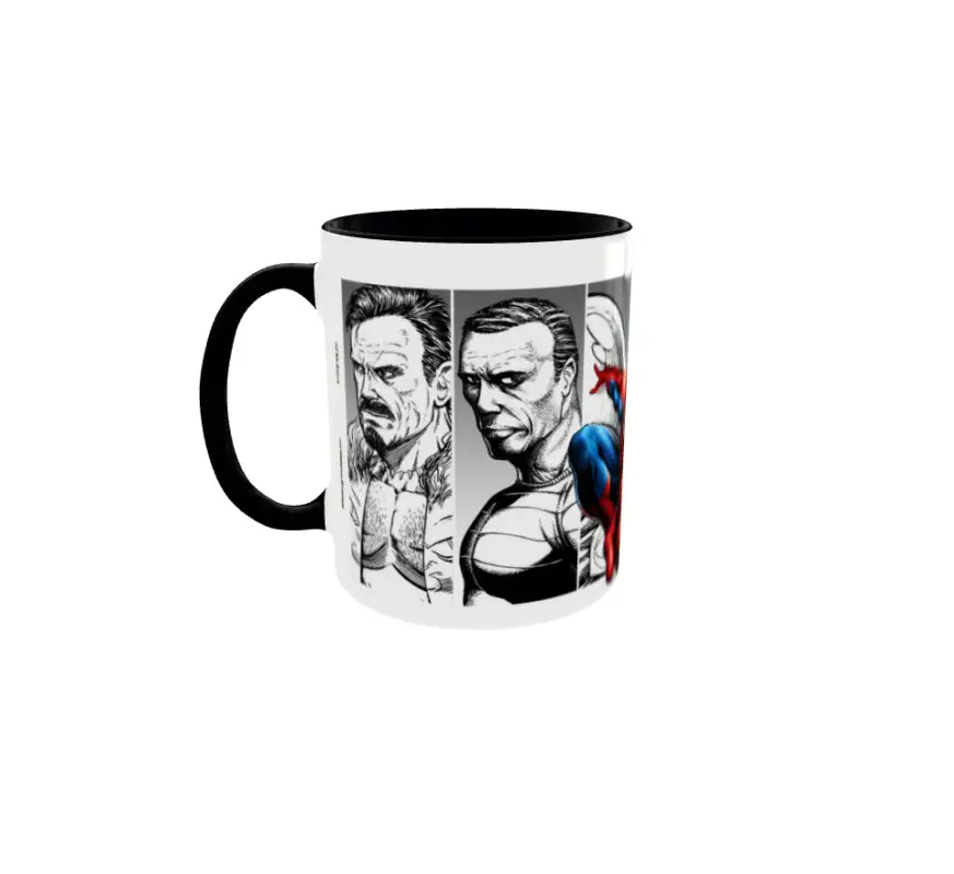 Spiderman, model 1, cana din ceramica, 330mlv