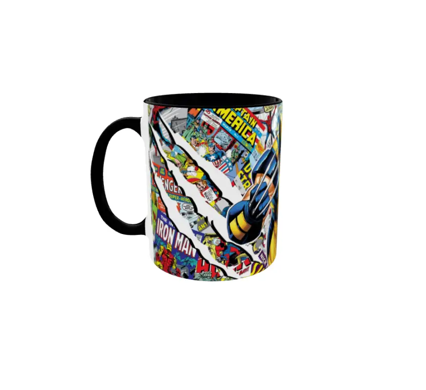 Wolverine, model 2, cana din ceramica, 330ml