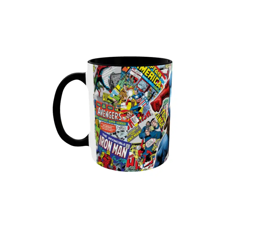 Captain america, model 1, cana din ceramica, 330mlv