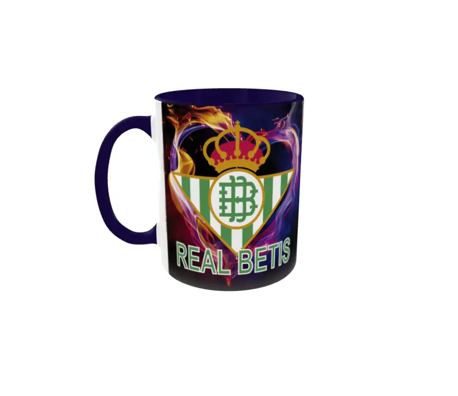 Real betis, cana ceramica, 330ml