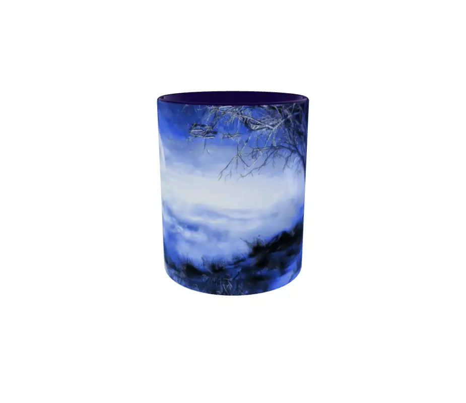 Blue moon, cana ceramica, 330mlv