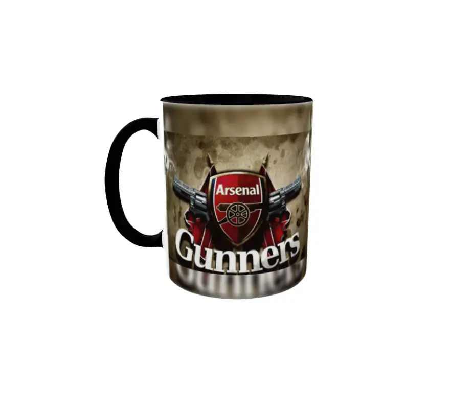 Arsenal gunners, cana ceramica, 330ml