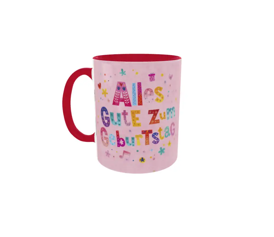 Alles gute zum geburtstag, model 1, cana ceramica, 330ml
