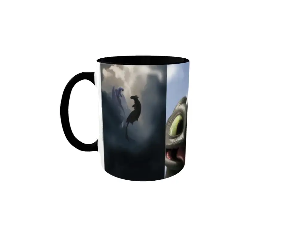 Night fury, cana ceramica, 330mlv