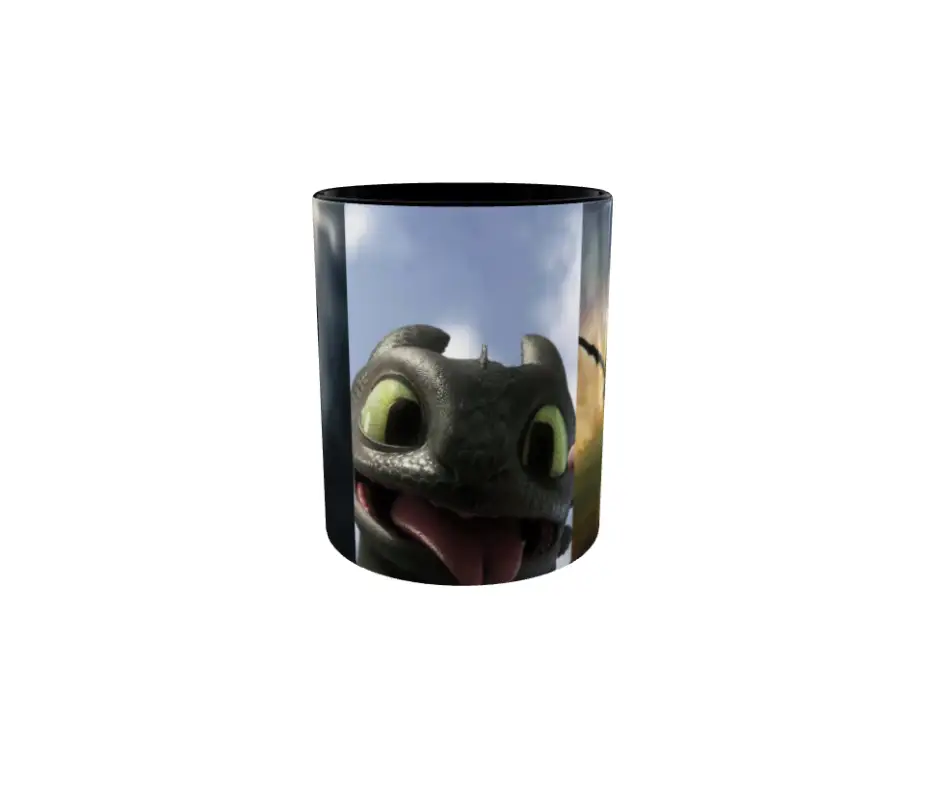 Night fury, cana ceramica, 330mlv