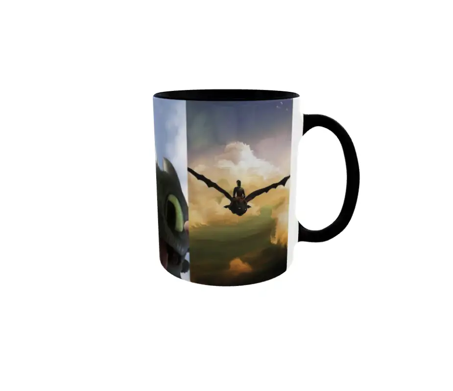 Night fury, cana ceramica, 330mlv