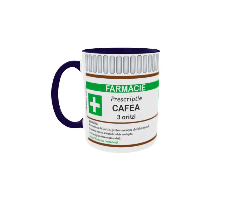 Farmacie, cana din ceramica, 330mlv