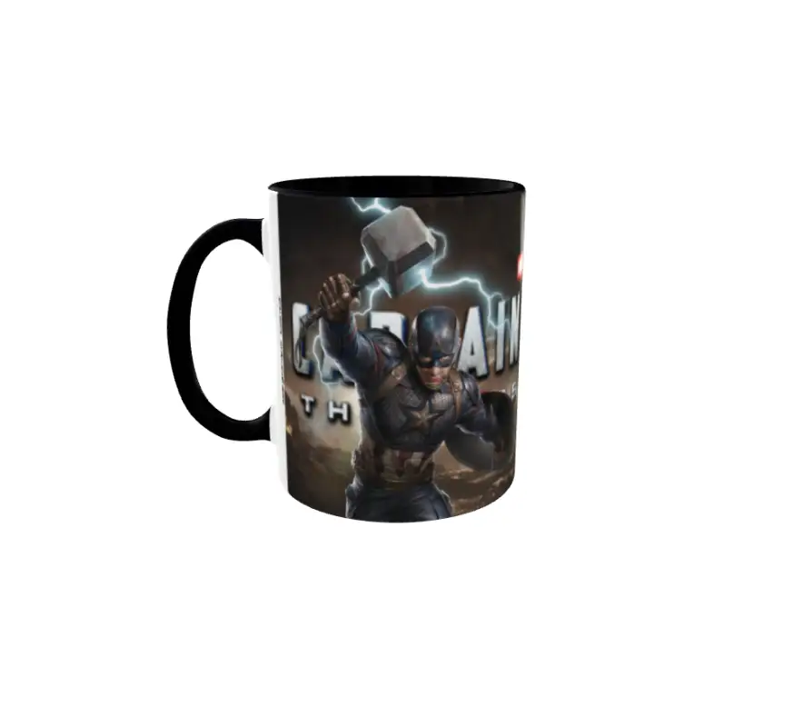 Captain america, cana din ceramica, 330ml, model 2v