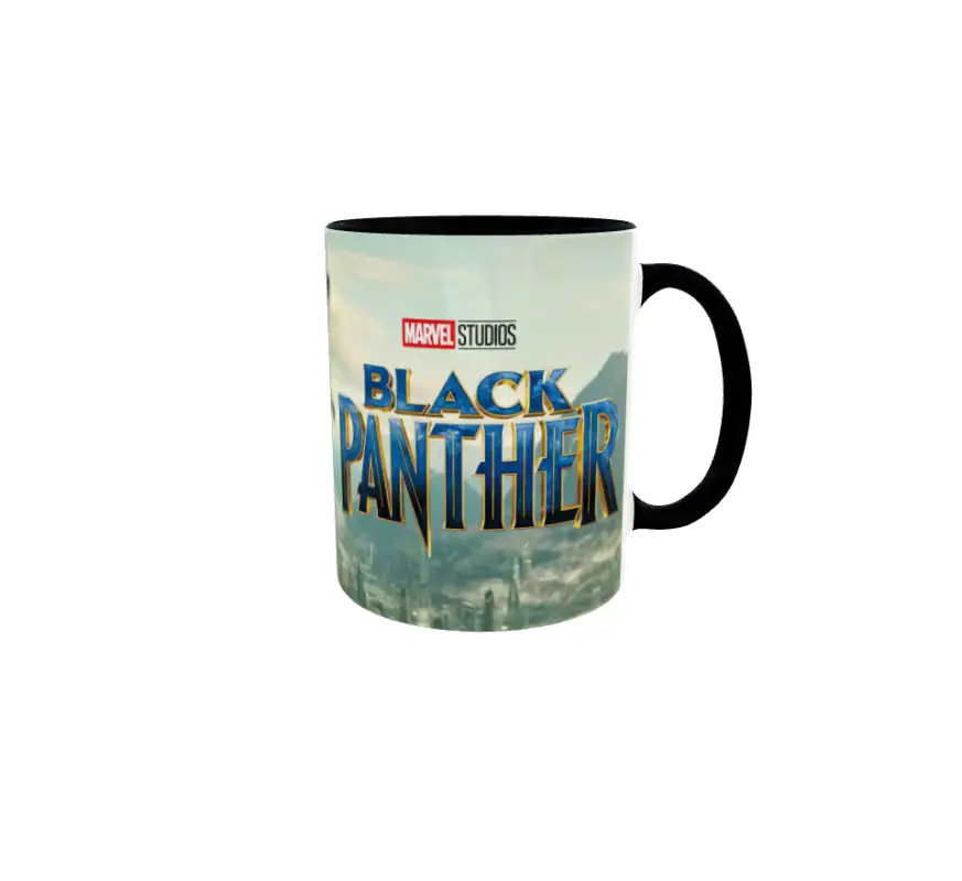 Black panther, cana din ceramica, 330ml, model 2bv