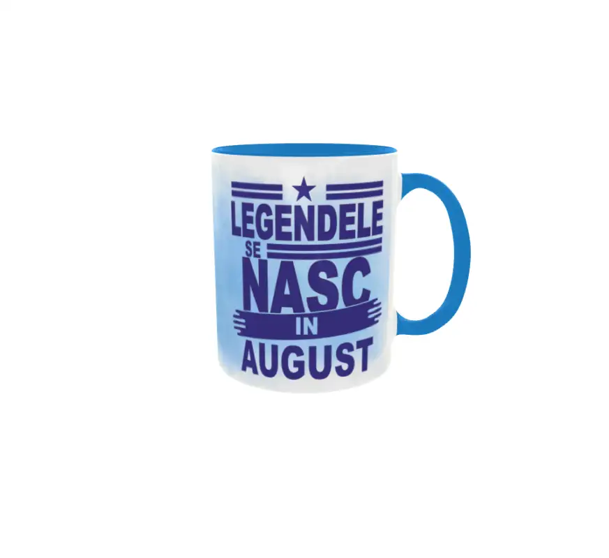 Legendele se nasc in august, cana din ceramica, 330mlv