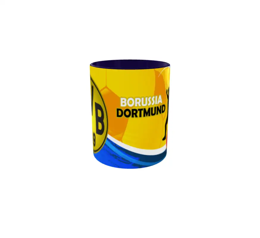 Borussia dortmund, cana din ceramica, 330mlv