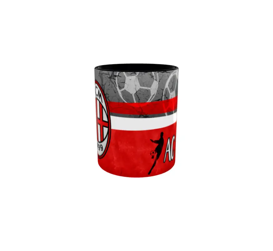 Ac milan, cana din ceramica, 330mlv