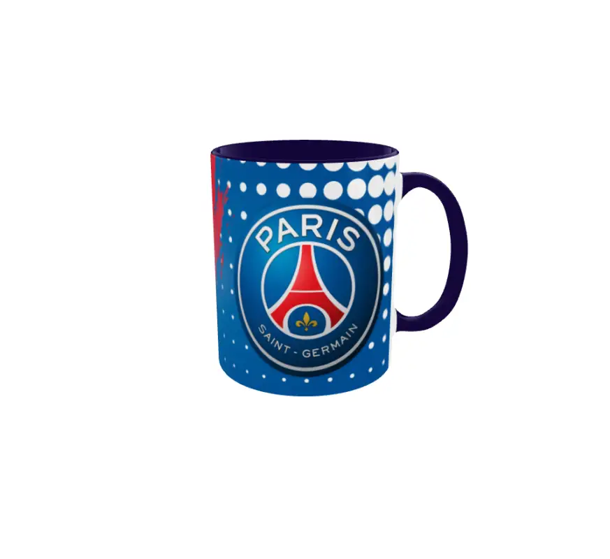 Paris saint germain, cana din ceramica, 330mlv