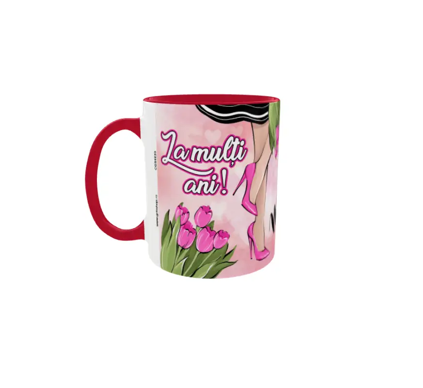 8 martie, cana din ceramica, 330ml, model 2
