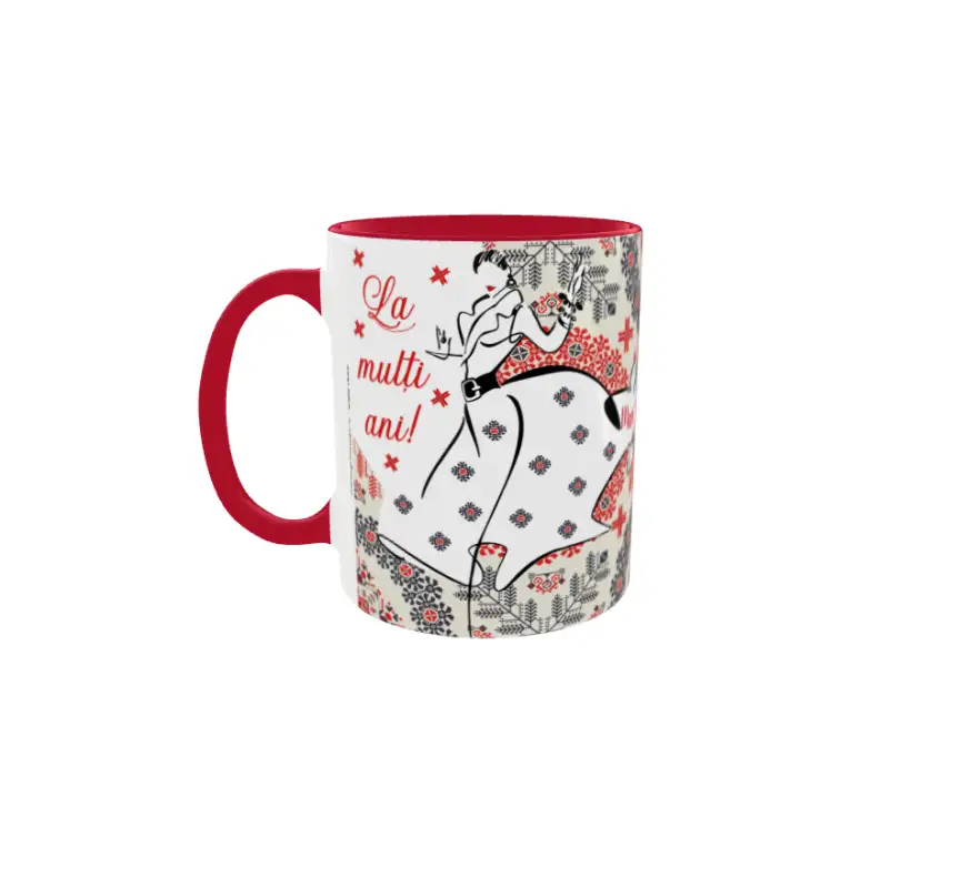 8 martie, cana din ceramica, 330ml, model 3