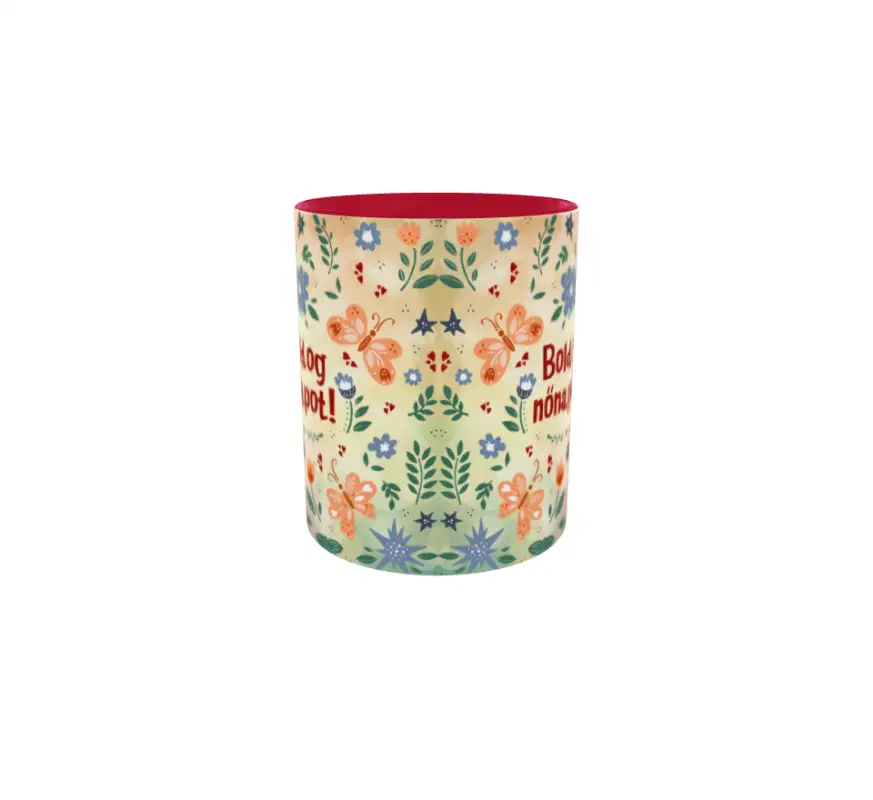 Boldog nőnapot, cana din ceramica, 330ml, model 1v