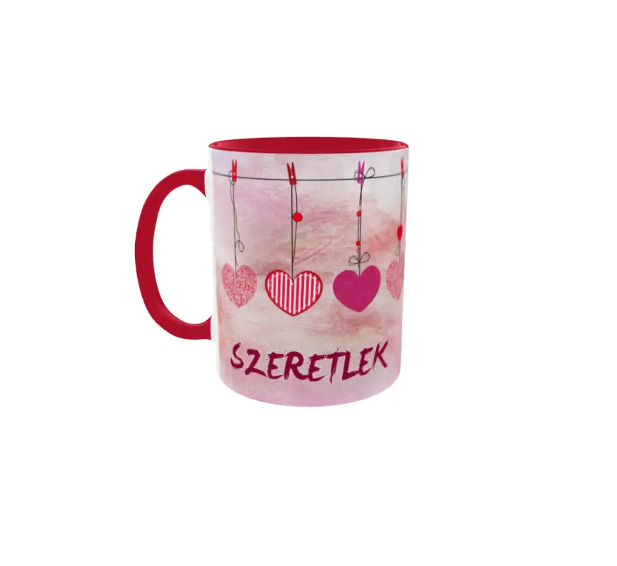 Szeretlek, cana din ceramica, 330ml, model 1