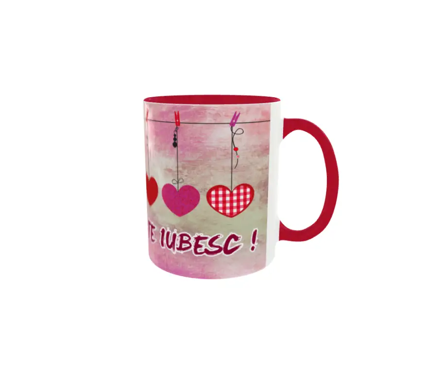Te iubesc, cana din ceramica, 330ml, model 1v